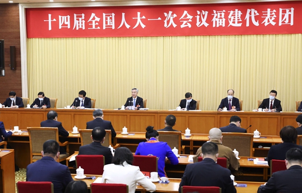 李希在参加福建代表团审议时强调 一刻不停正风肃纪反腐 为推进中国式现代化提供坚强保障